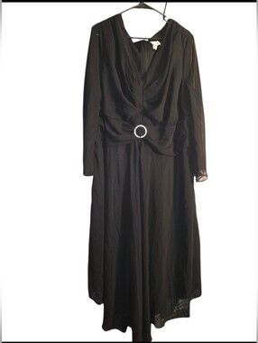 8/8/1. Womens Candlelight & Champagne  Prom Dress with Decorative Waist Ring